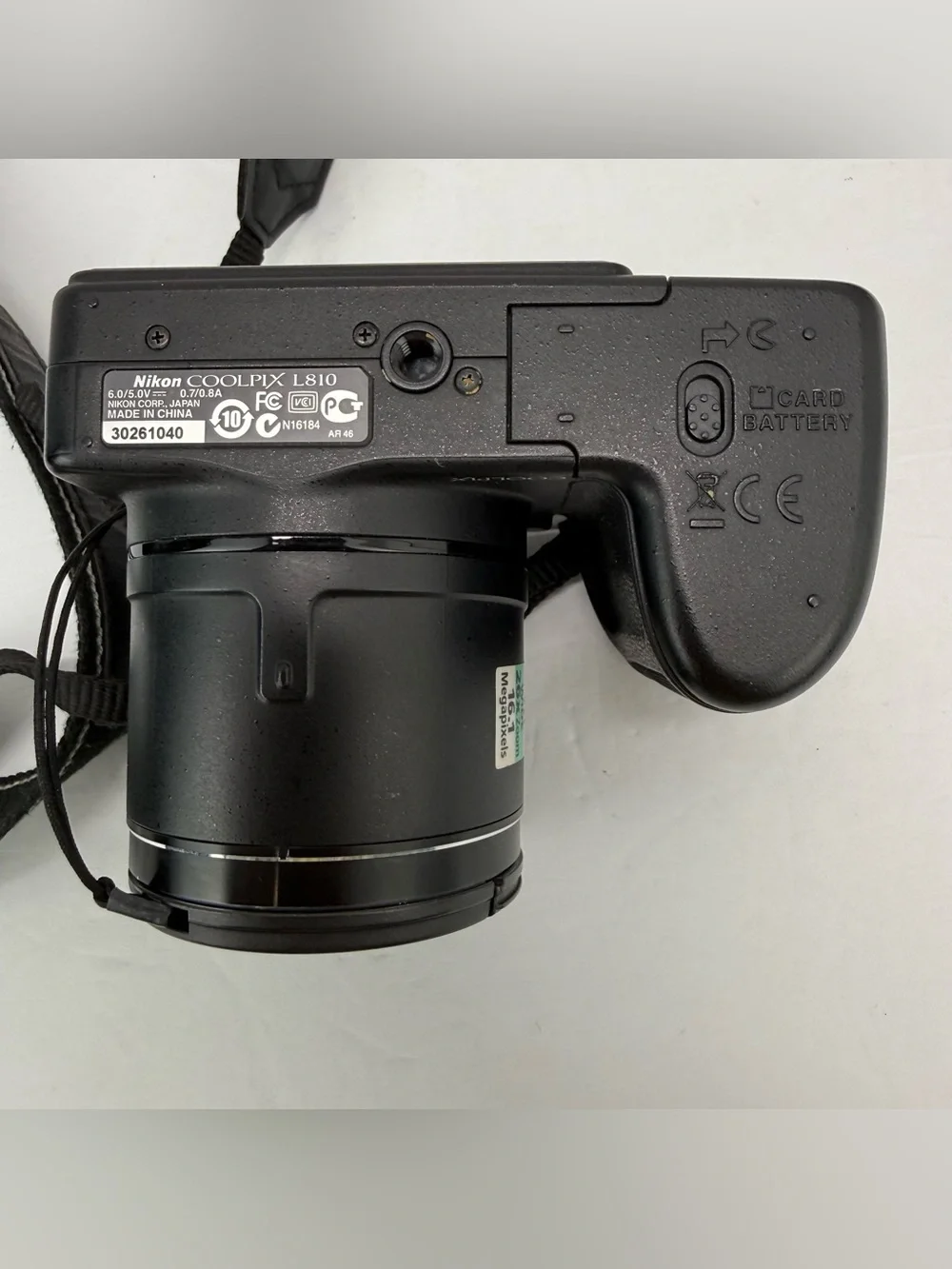 Nikon COOLPIX L810 16.1 MP Digital Camera 26x Zoom Tested Works